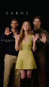 Larsen Thompson Instagram - Put a finger down: Horror movie edition. #TarotMovie – exclusively in theaters may 3. get tickets now.