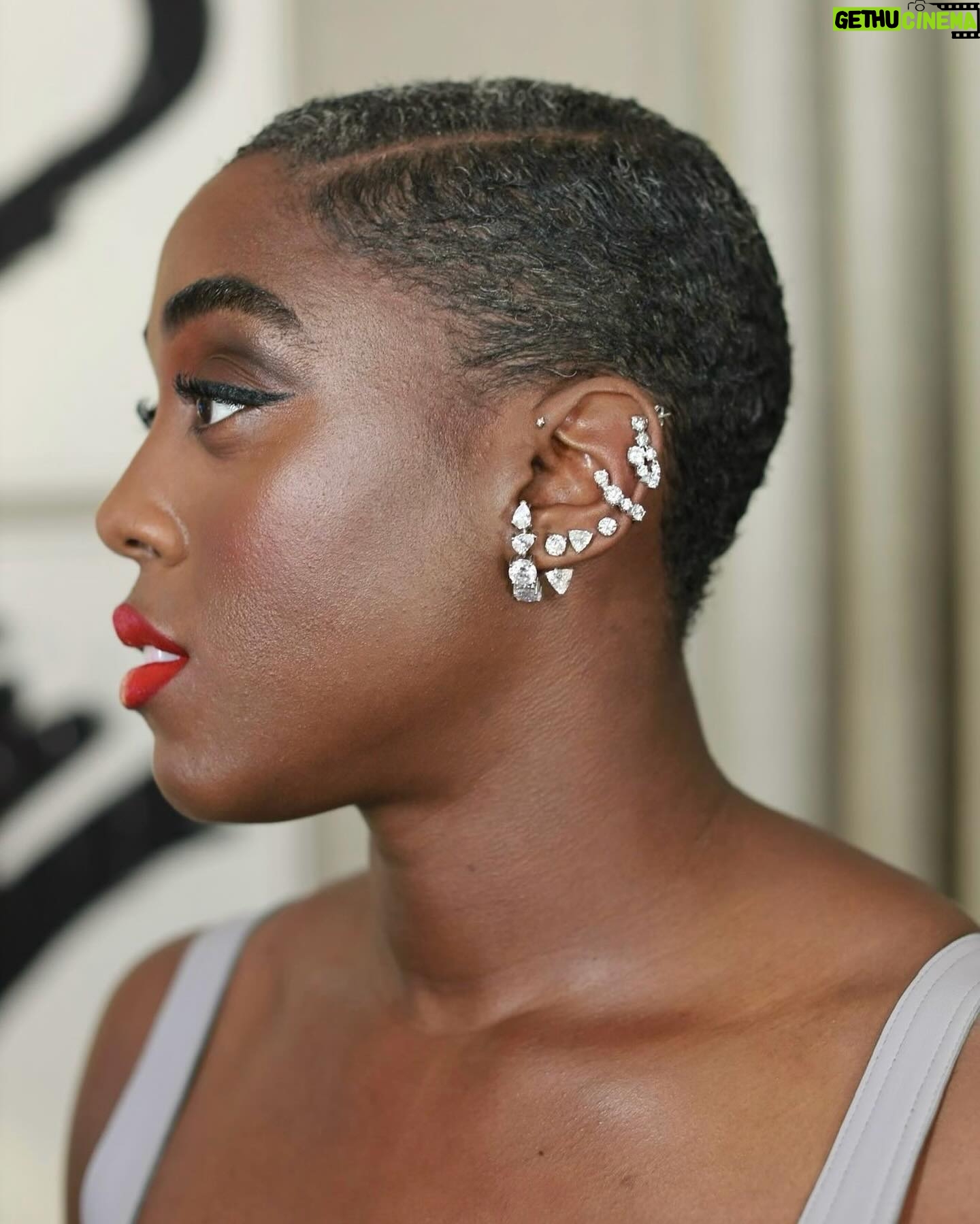 Lashana Lynch - 33K Likes - Grey leather for last nights BAFTA TV Awards. Shout out to @karenclarkson and @16arlington for this custom moment. π©Άβ¨