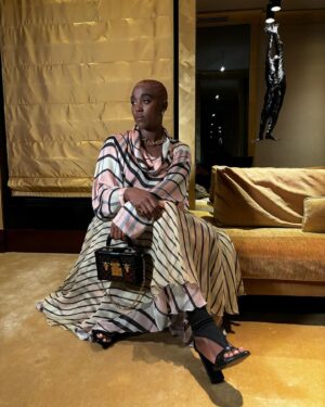 Lashana Lynch Instagram - BTS from @louisvuitton ✨