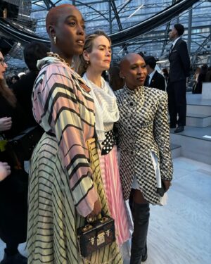 Lashana Lynch Instagram - BTS from @louisvuitton ✨