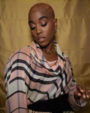 Lashana Lynch Instagram - A luxury moment with @louisvuitton. Thank you for having us @nicolasghesquiere and congrats on a stunning show!