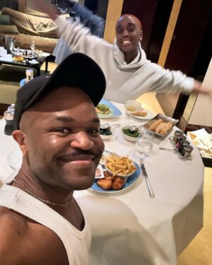 Lashana Lynch Instagram - My brother for life @damola2000 🫂🫶🏾