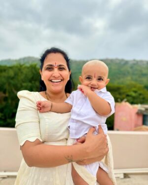 Lasya Manjunath Instagram - Na Gundu Kannamma 😍🥰❤️

@its.memunnu @urs.junnu @manjunath_chillale
