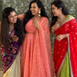 Lasya Manjunath Instagram - Having a sister is like having a best friend you can’t get rid of. ... . . . Oufits - @pari.designers_