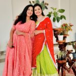 Lasya Manjunath Instagram - #sisters❤️😍😘🤗 Outfits: @pari.designers_