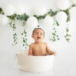Lasya Manjunath Instagram - Our Naughty Munnu Turn’s 1 on 7/03/2024 Our cutest Naughty fellow @its.memunnu Thankyou so much @tinytotsstudio 📸