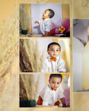 Lasya Manjunath Instagram - Happiest birthday Munnu Beta 🧡🤗🧿🧿🧿🧿
Mumma papa Loves you so much 😘🥰

Decor: @4ever_eventz 
Photography: @momentmakersphotography 
Cake : @cakesnhugs 
MUA : @vinusha_makeoverartistry 
Outfits: @pari.designers_ 
Jewellery: @fashioncurvee