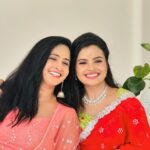 Lasya Manjunath Instagram - #sisters❤️😍😘🤗 Outfits: @pari.designers_