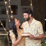 Lasya Manjunath Instagram - You are the Best in everything bujji😘 Best husband, Best father , Best son , Best son in law ❤️🤔😘😘😘 “I don’t need a special day to tell you how much I love you, but on your birthday, I want you to know that you mean the world to me.” My Dear Husband ,My support system❤️ With the smiles of a million lights May God give you full hundred years Wishing wholeheartedly happy birthday😍🤗 Note: Choosava birthday post ki kooda ne fav song a pettanu 🎼🎵🎶 #tripthiDimri