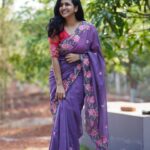 Lasya Manjunath Instagram – “ I can’t go back and change the beginning, but I can start where Iam and change the ending.”

Saree : @pari.designers_ 
📸: @happy_portraits_photography 
Location : @rasaliving.in