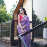 Lasya Manjunath Instagram – “ I can’t go back and change the beginning, but I can start where Iam and change the ending.”

Saree : @pari.designers_ 
📸: @happy_portraits_photography 
Location : @rasaliving.in