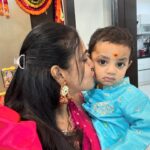 Lasya Manjunath Instagram – Maa inti Ugadi 💚🌿🥭

@urs.junnu @its.memunnu @manjunath_chillale

Outfit : @pari.designers_