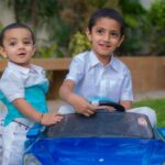 Lasya Manjunath Instagram - 💙🦋🫰🏻 Our Beautiful Family 👨‍👩‍👦‍👦🧿🧿 📸: @giggles_photography_hyd Family outfits : @pari.designers_
