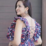 Lasya Manjunath Instagram – Summer vibes in @pari.designers_ 
Loving this outfit ❤️😍🤗
