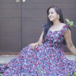 Lasya Manjunath Instagram – Summer vibes in @pari.designers_ 
Loving this outfit ❤️😍🤗