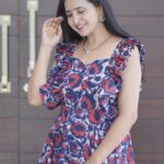 Lasya Manjunath Instagram – Summer vibes in @pari.designers_ 
Loving this outfit ❤️😍🤗