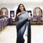 Lasya Manjunath Instagram - Black magic 🖤 ✨💫🤩 Saree : @pari.designers_