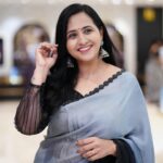 Lasya Manjunath Instagram - Black magic 🖤 ✨💫🤩 Saree : @pari.designers_