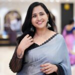 Lasya Manjunath Instagram - Black magic 🖤 ✨💫🤩 Saree : @pari.designers_