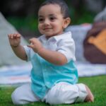 Lasya Manjunath Instagram - 💙🦋 Thankyou so much every one for coming to my 1st birthday celebration and for making it an extraordinary day..!! With love @its.memunnu ❤️😘😍 📷: @giggles_photography_hyd @its.memunnu #1stbirthdayparty #1stbirthdayphotoshoot #birthdayboy