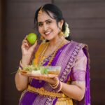 Lasya Manjunath Instagram – Ugadi 🙏🏻 🌿🥭

MUA: @themakeupshapes 
Outfit: @pari.designers_ 
📸: @happy_portraits_photography