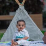 Lasya Manjunath Instagram - 💙🦋 Thankyou so much every one for coming to my 1st birthday celebration and for making it an extraordinary day..!! With love @its.memunnu ❤️😘😍 📷: @giggles_photography_hyd @its.memunnu #1stbirthdayparty #1stbirthdayphotoshoot #birthdayboy