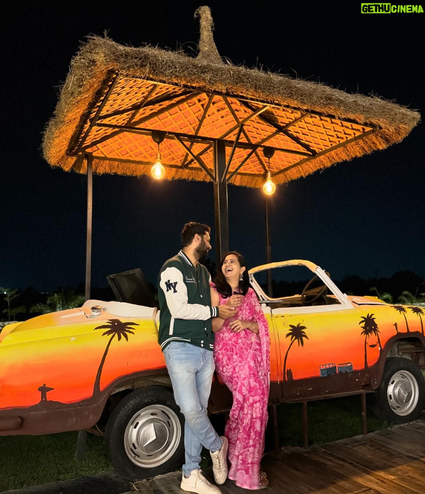 Lasya Manjunath Instagram - 14 years of LOVE , 7 Years of TOGETHERNESS 🫰🏻 “Cheers to us and the beautiful & adventurous journey of 7 years” Happy Anniversary to the person who completes me 😍😘 @manjunath_chillale i love you ❤️ Our love story continues …. #growingoldtogether #anniversary #weddinganniversary #7yearsoftogetherness❤️ #lasyamanjunath #marriagestory #growingoldtogether Beautiful place : @thehawaiinshack