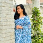 Lasya Manjunath Instagram - 🦋🦋🧿 I’m in love with the person I’m becoming😍🤗 Saree : @pari.designers_