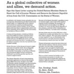 Laura Bush Instagram - I stand proudly with the women of Iran. #irioffcsw #womenlifefreedom @vitalvoices