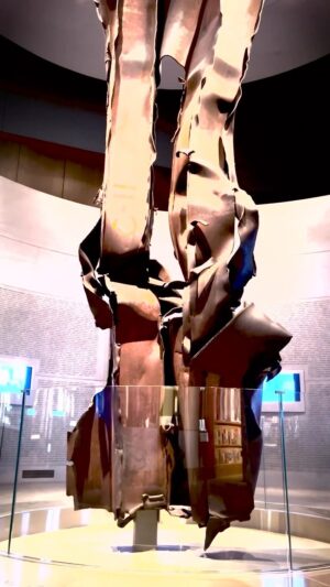 Laura Bush Instagram - Repost from @georgewbush
•
This is a piece of steel from the World Trade Center. It’s a powerful reminder of our duty to honor the victims, support our first responders and military, and remember the lessons from that day. May God Bless the memories of the victims of 9/11, and may He continue to bless the United States of America.