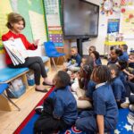 Laura Bush Instagram - Reading opens doors to imagination and opportunity. That’s why today, I celebrated @unitedway’s #ReadAcrossAmerica by reading to first grade students at J.N. Ervin Elementary School in Dallas. By reading to students in your communities, you can inspire a lifelong love of reading. Thank you, Mrs. Wallace, for letting me share my love of reading with your classroom. 📚