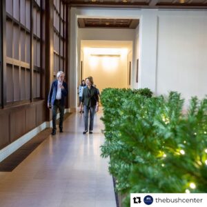 Laura Bush Instagram - The holidays are in full swing at the George W. Bush Presidential Center! We are grateful for our volunteer decorators who bring festive cheer to the halls of the Bush Center each year. Tap the link in our bio for a behind-the-scenes look at this year’s decorating process. @thebushcenter