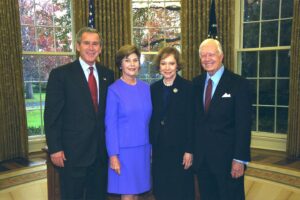 Laura Bush Instagram - Best wishes for a happy 95th birthday to Mrs. Rosalynn Carter - and thanks for your service to the USA! 

White House Photo