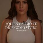 Laura Chimaras Instagram - ¿Quién carajo te dice cómo vivir? Poema #29 ✍🏻 #poema #poeta #chimaraslaura #poesía #poemacorto