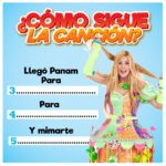 Laura Franco Instagram - Es Lunes de #AJugarConPanam 🎉 y hoy les traigo este divertido juego de completar la canción 🎤 ¡Panam esta llegando al teatro con su gran tour 2024! 🎪✨ por eso hoy jugamos al ritmo de “LLEGÓ PANAM” 🎶 ¿Cómo sigue la canción? 👇🏻 Los leo en comentarios Pueden conseguir las entradas para todos los shows a través del link en mi biografía 🎫 #panam #yosoypanam #panamfiesta #música #canciones #niños #alegria #juegos #diversión