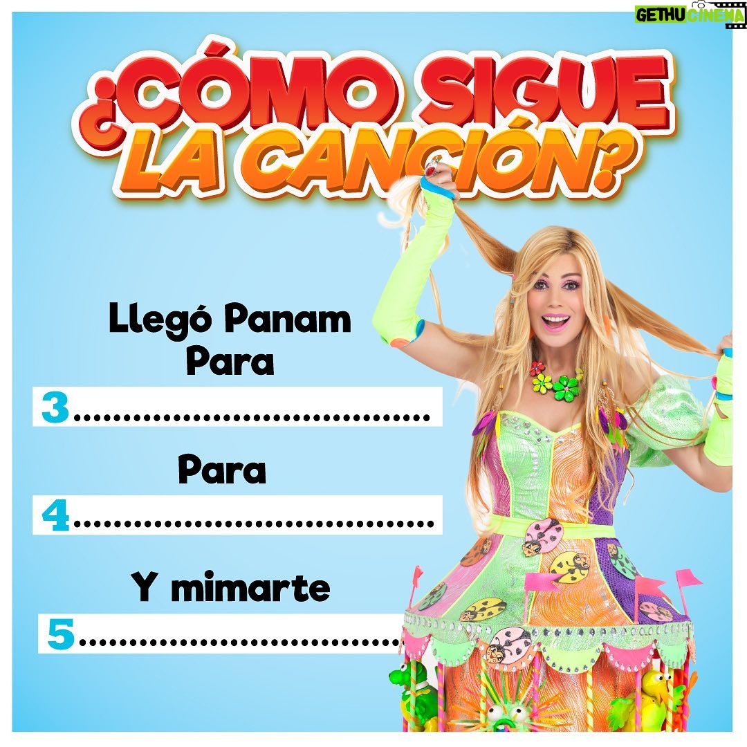 Laura Franco Instagram - Es Lunes de #AJugarConPanam 🎉 y hoy les traigo este divertido juego de completar la canción 🎤 ¡Panam esta llegando al teatro con su gran tour 2024! 🎪✨ por eso hoy jugamos al ritmo de “LLEGÓ PANAM” 🎶 ¿Cómo sigue la canción? 👇🏻 Los leo en comentarios Pueden conseguir las entradas para todos los shows a través del link en mi biografía 🎫 #panam #yosoypanam #panamfiesta #música #canciones #niños #alegria #juegos #diversión