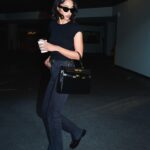 Laura Harrier Instagram - @ysl @anthonyvaccarello 🖤