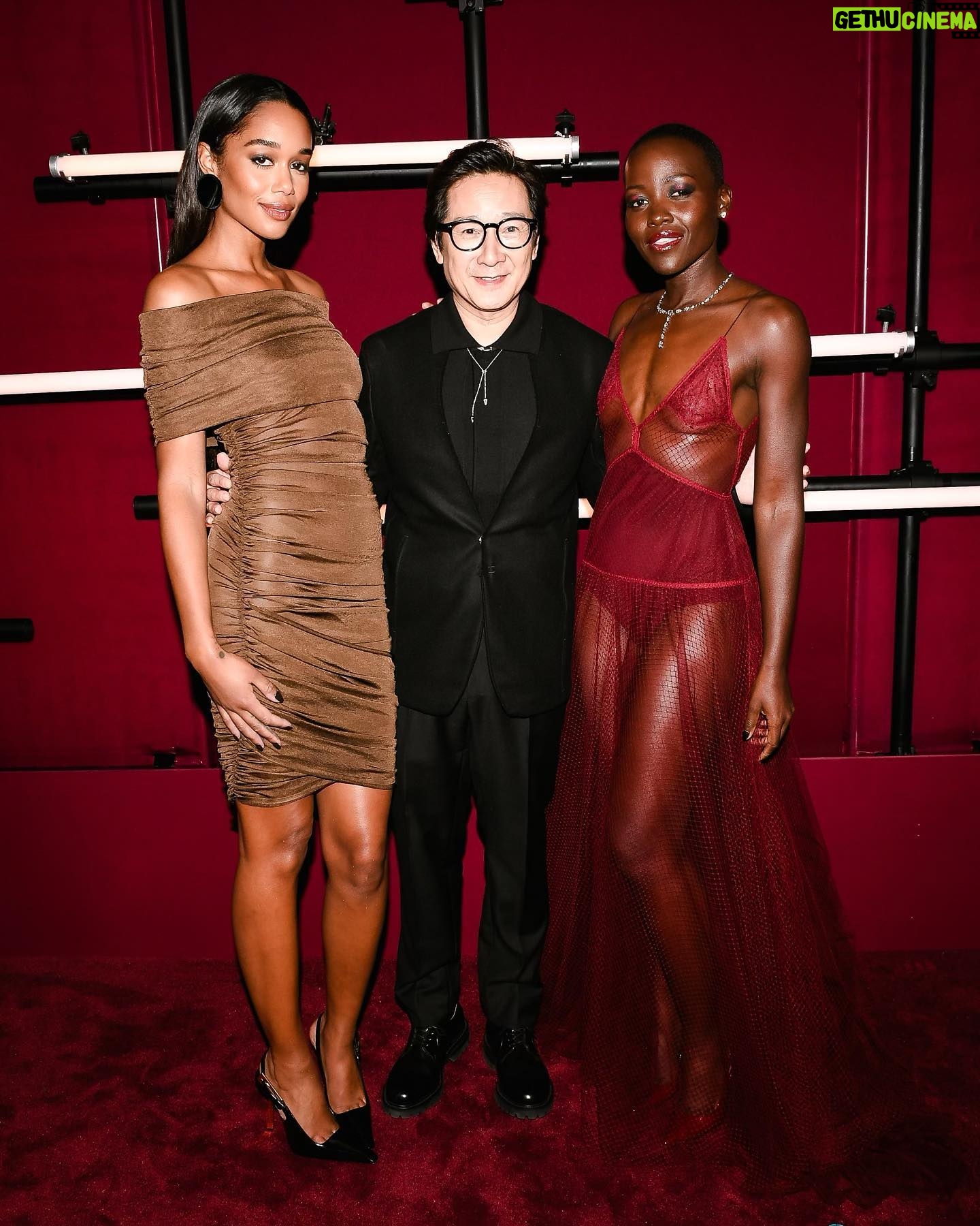 Laura Harrier Instagram - @lacma last night 🖤 thank you @audi !! dress by forever favorite @ysl @anthonyvaccarello