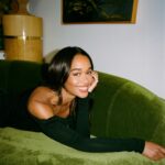 Laura Harrier Instagram - my current go to- @hourglasscosmetics shape and sculpt lip liner in candid and phantom volumizing glossy balm in wish #hourglasspartner