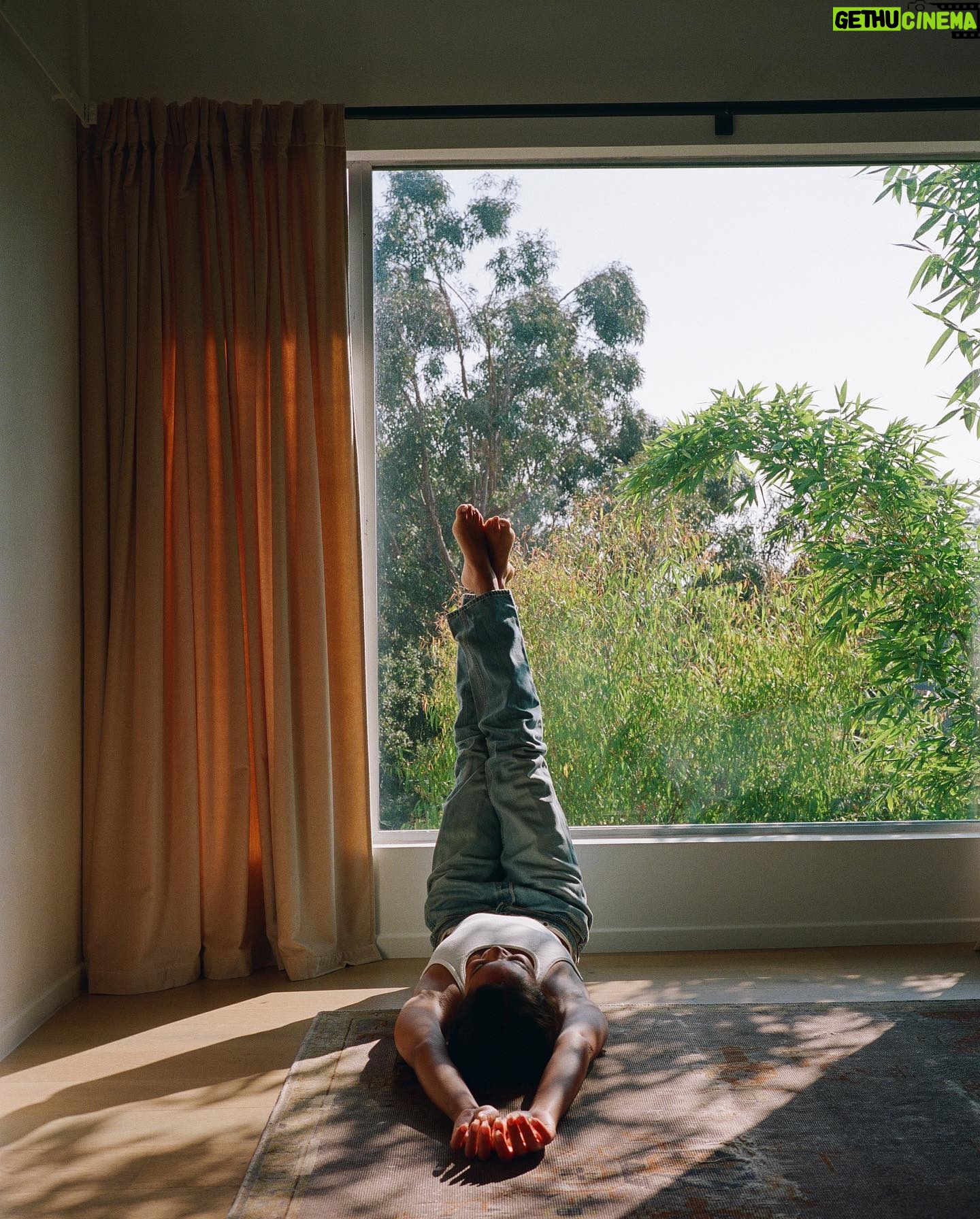 Laura Harrier Instagram - at home in la by @adrianmartinn