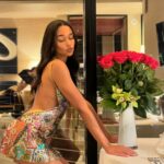 Laura Harrier Instagram - best bday weekend with the girls 🎲 thank you @wynnlasvegas for such an incredible time ♥️🥂 #maisonwynn