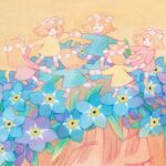 Laura Heikkala Instagram - Flower Crown 💙 I’m going to have my first solo exhibition in Tokyo this upcoming May 👀✨ 5月に東京で初めての個展を開きます。個展の詳細については、近日中にお知らせします💕 #watercolor #postercolor #traditionalart