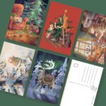 Laura Heikkala Instagram - A BIG shop update tomorrow Dec 5th at 6pm UTC 💕 2024 Calendars fresh of the print, a set of Winter Whimsy postcards and highly requested restock on the enamel mugs (which I just heard are arriving to us this week) will be available! 🥰💕 Just to let you know that the mugs will be available in a limited amount so that we have the time to handle all the packages before the holidays, but the second bunch will launch already in January ❄️ To have the best chance for your orders arrival in time for the holidays I recommend the DHL Express shipping option, I cannot guarantee arrival in time for other shipping methods ✨ Also don’t forget the free shipping with code SHIPFREE for orders over $100, read more at my shop’s shipping info page 💪