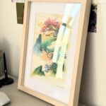 Laura Heikkala Instagram - Terra✨ A watercolor painting I did for the LAWS OF NATURE gallery show being held now at @around.gallery 💕 Please go check out all the beautiful works if you are in Singapore! ☺️ #watercolor #traditionalart #painting