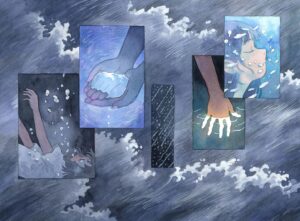 Laura Heikkala Instagram - Feel of Water 🌊

A sequential watercolor artwork for my solo show ‘Ripple’.