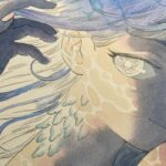 Laura Heikkala Instagram - ’Flow’ This piece was also one of the first artworks I finished for my upcoming exhibition. Swipe to see the process steps along the way. I was inspired to make several water-themed paintings for the show!💦 My second solo show will take place at @gallerynucleus starting Aug 26th💕