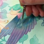 Laura Heikkala Instagram - Making ’Hummingbird’ ✨ One of the more colourful paintings for my solo show in Marienkäfer Harajuku. Just a heads up that I’ll be there tomorrow May 18th and next Saturday May 25th if you’d like to check out the show and get something signed💕 Also the remaining originals are now available online, link in my stories! They also support shipping outside of Japan, just contact the gallery owner if you’d like to inquire about a painting 💕☺️ Music by Ryan Camus #hummingbird #artvideo #artprocess #traditionalart