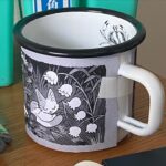 Laura Heikkala Instagram - Here’s a look behind the scenes in making of the Kitten Trail enamel mug from sketches to the final design!💕✨ Mugs will be up in my shop early August! Also just a heads up that Heikala will have a booth at Närcon at the C-huset with a bunch of mugs, books, prints and more✨ #närcon #närconsommar2023 #enamelmug #productdesign