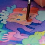 Laura Heikkala Instagram - Process of A Planet Asleep✍️✨ Heikala will have a booth at Japan Expo Hall 5A booth C200 starting tomorrow!💕✨ I sadly can’t make it in person this time, but wish you all the best event! #JapanExpo #JapanExpo2023 #artvideo #artprocess #traditionalart