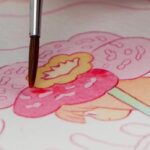 Laura Heikkala Instagram - Process of ’A Planet Awake’ ✍️💫 Heikala will have a booth at Japan Expo next week and also at Närcon in a couple weeks!!💕✨ Music composed by @ryancamus #artvideo #artprocess #traditionalart
